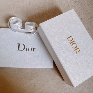 クリスチャンディオール(Christian Dior)のDior ディオール クリスチャンディオール /空箱 ショッパー リボン2種付き(ラッピング/包装)