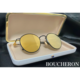 BOUCHERON - BOUCHERON  Sunglasses ブシュロン サングラスブラックメタル
