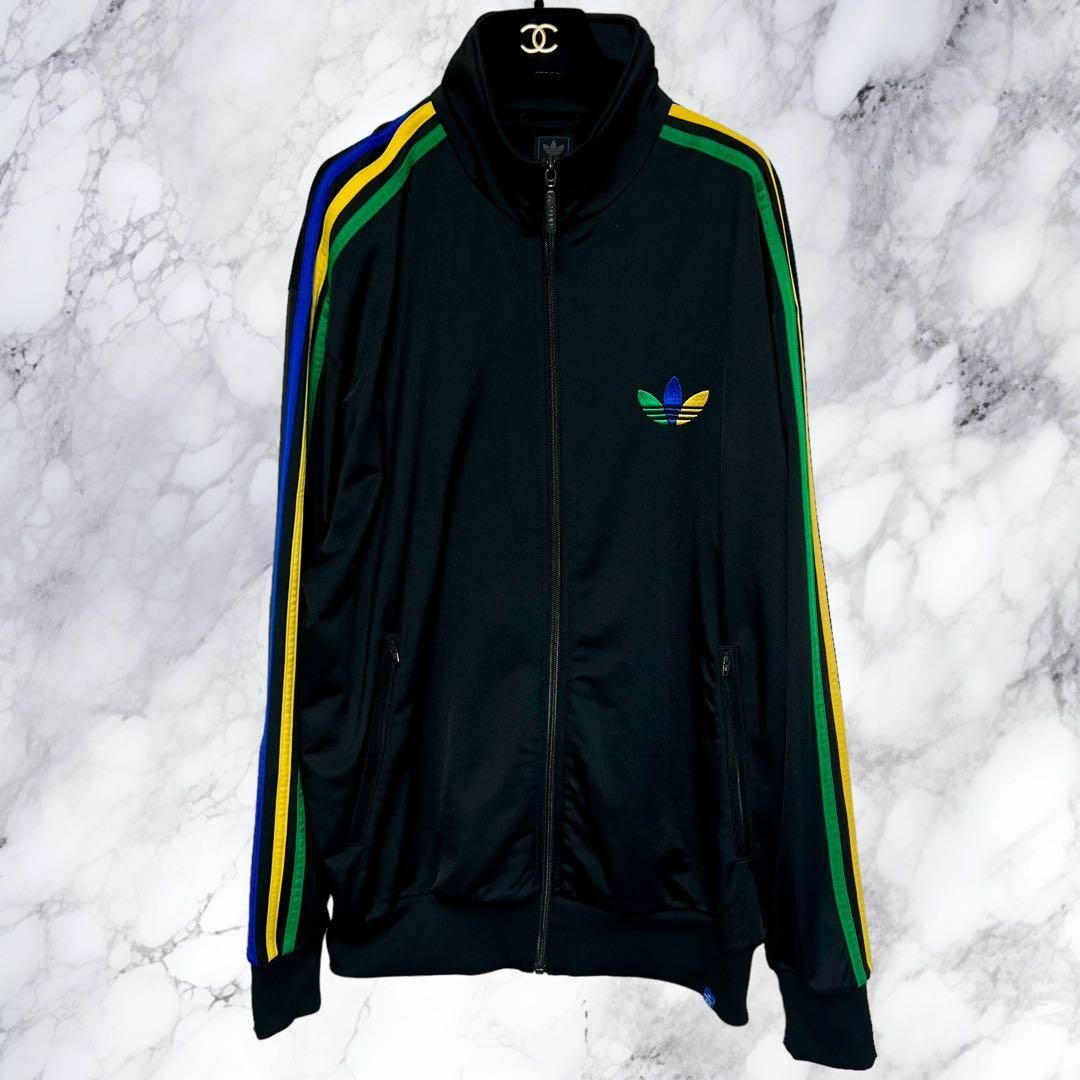 adidas - 希少☆ 2XL アディダス トラックジャケット 刺繍ロゴ adidas - 希少☆ 2XL アディダス トラックジャケット 刺繍ロゴ