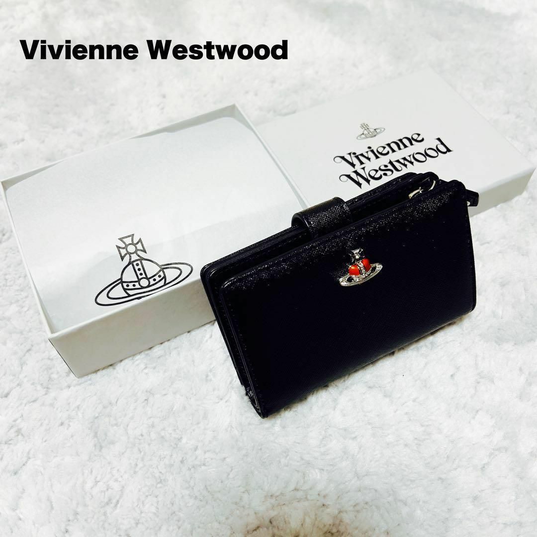 Vivienne Westwood - Vivienne Westwood DIAMANTE ORB 二つ折り Vivienne Westwood - Vivienne Westwood DIAMANTE ORB 二つ折り