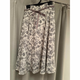 GLACIER - ⭐︎新品未使用⭐︎フェミニン花柄　リボン付き　スカート