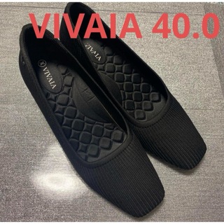 VIVAIA パンプス　40 (25.5〜26.0)黒 ヒール高4.0(ハイヒール/パンプス)