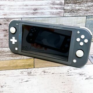 ニンテンドースイッチ(Nintendo Switch)の美品　Nintendo Switch Lite グレー　完品(家庭用ゲーム機本体)