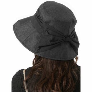 [QUEENHEAD] 帽子 レディース 麦わら帽子 UVカット 大きいサイズ (その他)
