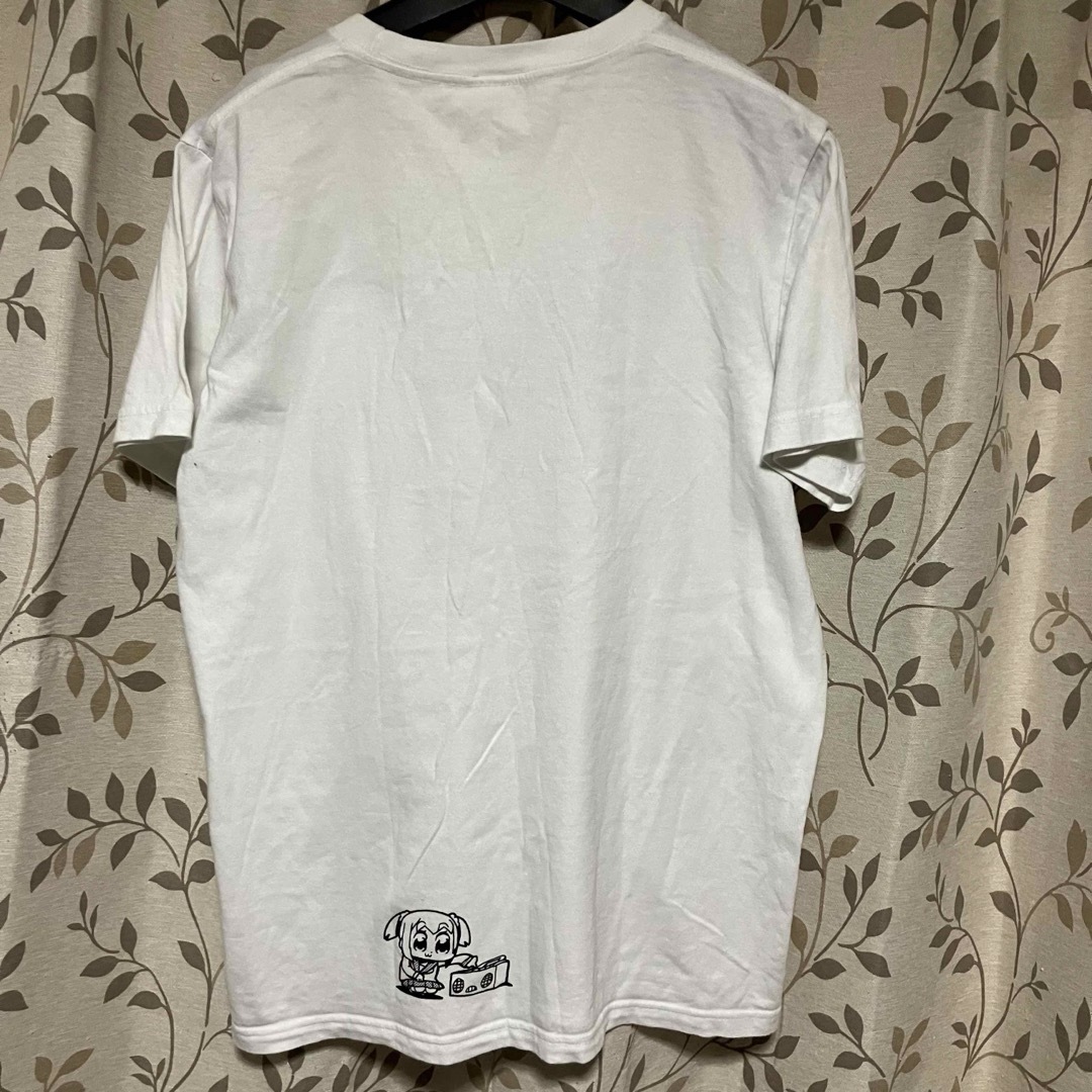 COSPA(コスパ)のポプテピピック Tシャツ Lサイズ 白 EDM COSPA ポプ子 大川ぶくぶ メンズのトップス(Tシャツ/カットソー(半袖/袖なし))の商品写真