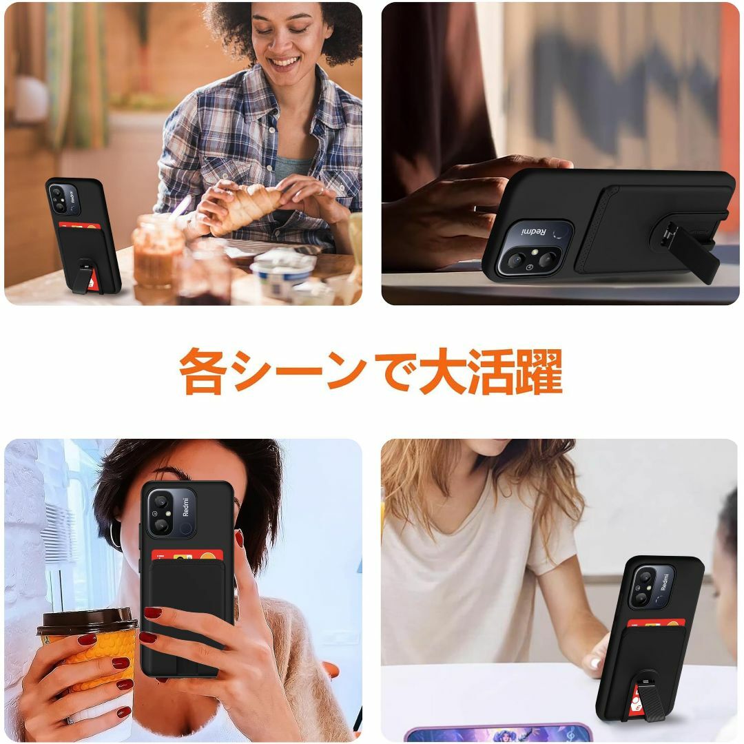 【色:ブラック_サイズ:Galaxy A20/A21】Xiaomi Redmi  スマホ/家電/カメラのスマホアクセサリー(その他)の商品写真