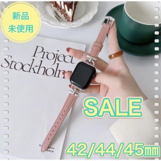 新品　未使用　Apple Watch　アップルウォッチ　レザーバンド　ベルト(腕時計)