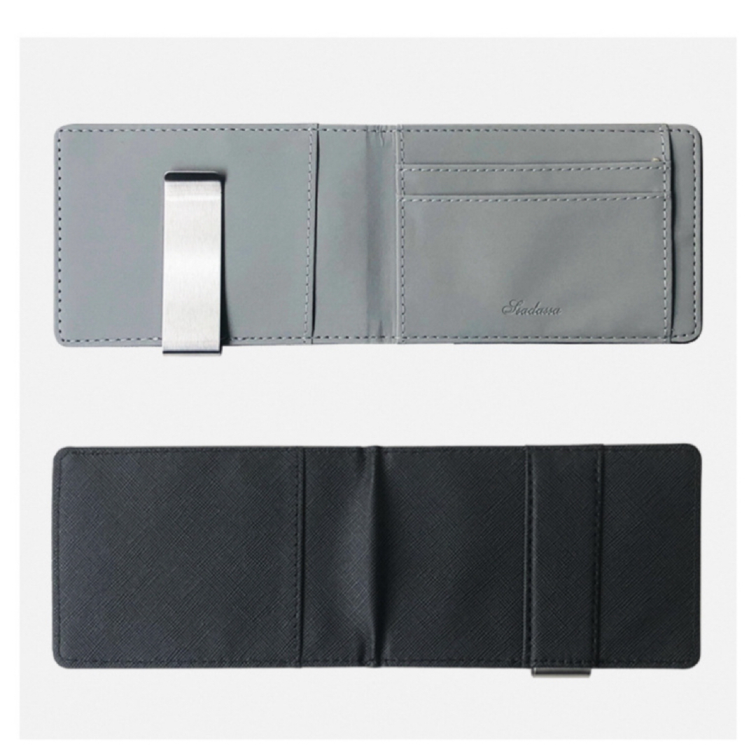 マネークリップ メンズ 財布 二つ折り メンズのファッション小物(折り財布)の商品写真