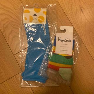 Happy Socks - 【新品】靴下　2足セット　14センチ