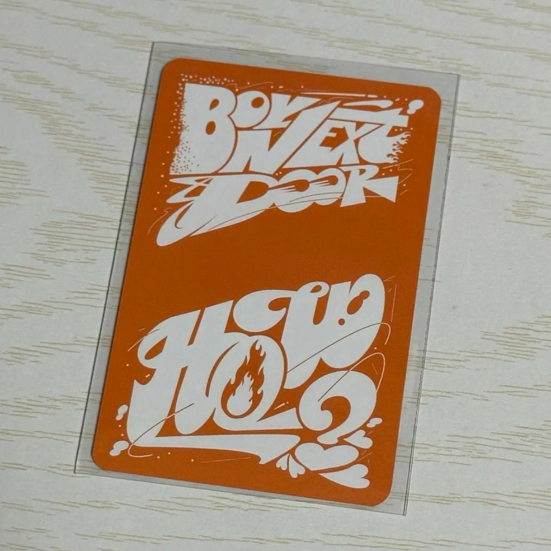 BOYNEXTDOOR(ボーイネクストドア)のBOYNEXTDOOR HOW? ポップアップ 購入特典トレカ ジェヒョン エンタメ/ホビーのCD(K-POP/アジア)の商品写真