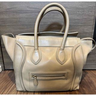 セリーヌ(celine)のセリーヌ　CELINE  ラゲージ　ミニショッパー　ベージュ(ハンドバッグ)