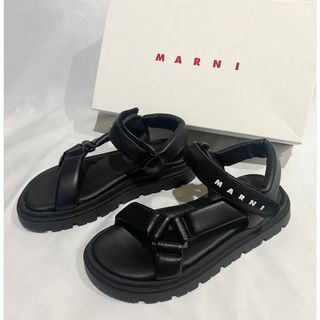 新品未使用 MARNI kid's マルニ ロゴ サンダル