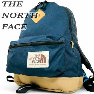 ザノースフェイス(THE NORTH FACE)のザノースフェイス リュック バックパック デイパック ネイビー レザー シンプル(バッグパック/リュック)