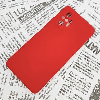 Xiaomi Redmi Note10Pro シリコンケース(1)レッド(Androidケース)
