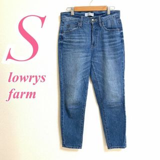 ローリーズファーム(LOWRYS FARM)のローリーズファーム S デニムパンツ カジュアルコーデ テーパードパンツ ブルー(デニム/ジーンズ)