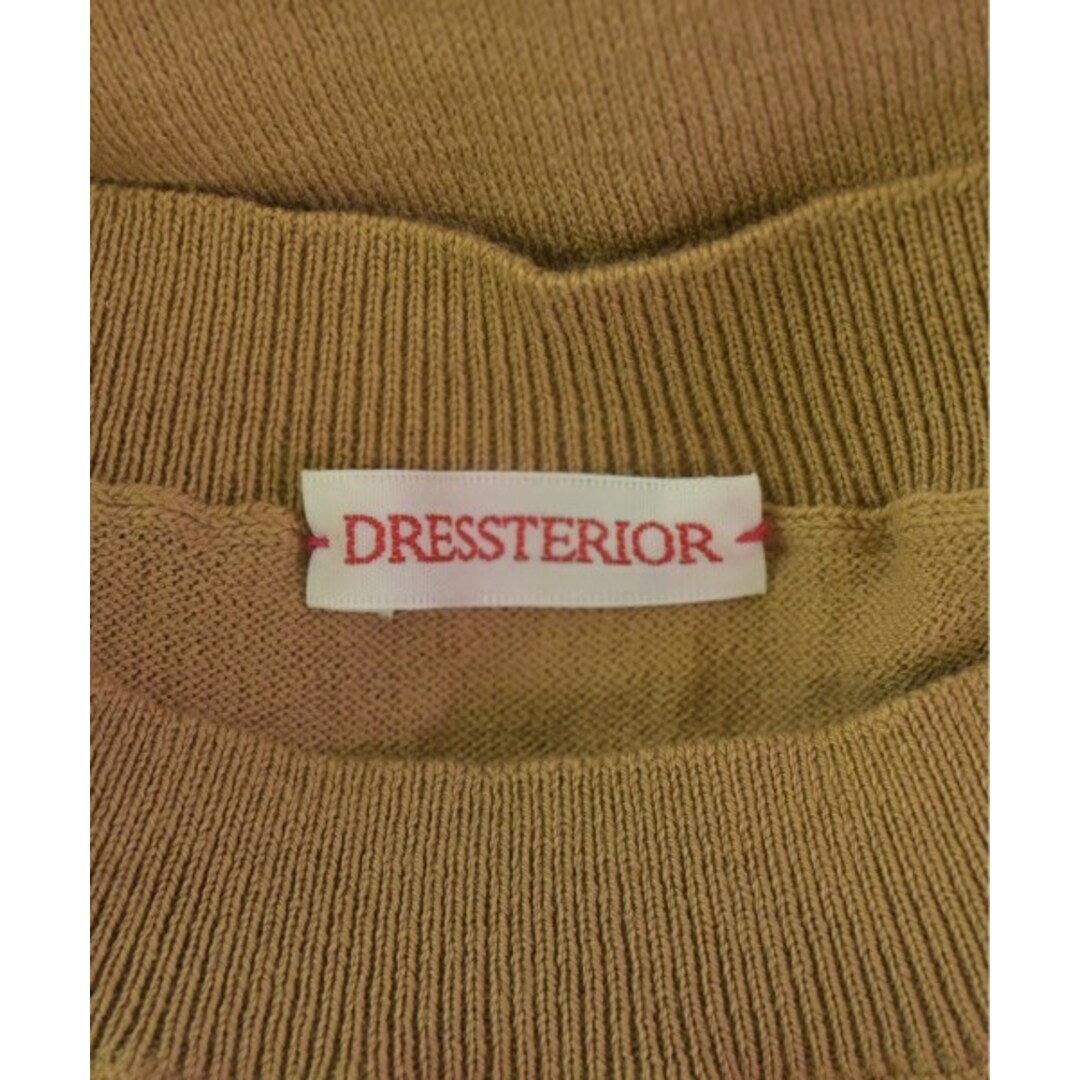 DRESSTERIOR(ドレステリア)のDRESSTERIOR ドレステリア ニット・セーター 38(M位) キャメル 【古着】【中古】 レディースのトップス(ニット/セーター)の商品写真