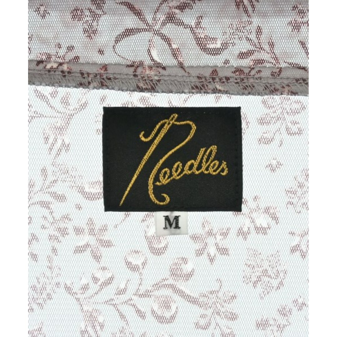 Needles(ニードルス)のNeedles ニードルス Tシャツ・カットソー M グレーxエンジ(総柄) 【古着】【中古】 メンズのトップス(Tシャツ/カットソー(半袖/袖なし))の商品写真