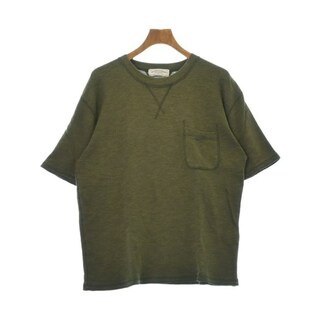 green label relaxing Tシャツ・カットソー L カーキ 【古着】【中古】(Tシャツ/カットソー(半袖/袖なし))