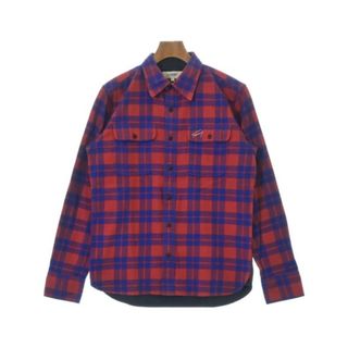 トミーヒルフィガー(TOMMY HILFIGER)のTOMMY HILFIGER トミーヒルフィガー カジュアルシャツ M 紺 【古着】【中古】(シャツ)