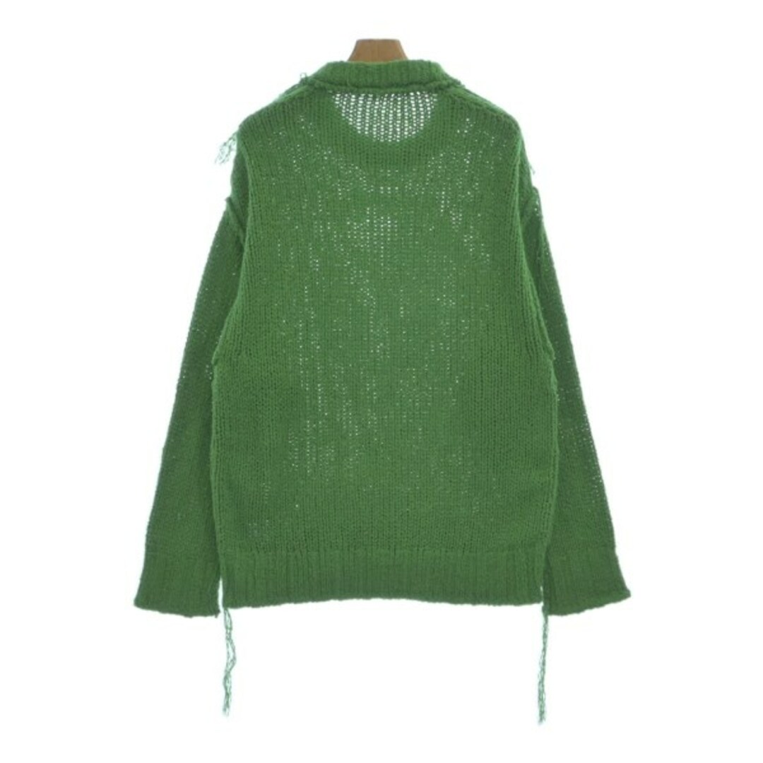sacai(サカイ)のsacai サカイ ニット・セーター 1(S位) 緑 【古着】【中古】 メンズのトップス(ニット/セーター)の商品写真