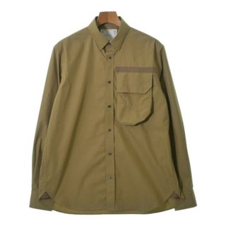 サカイ(sacai)のsacai サカイ カジュアルシャツ 1(S位) ベージュ 【古着】【中古】(シャツ)