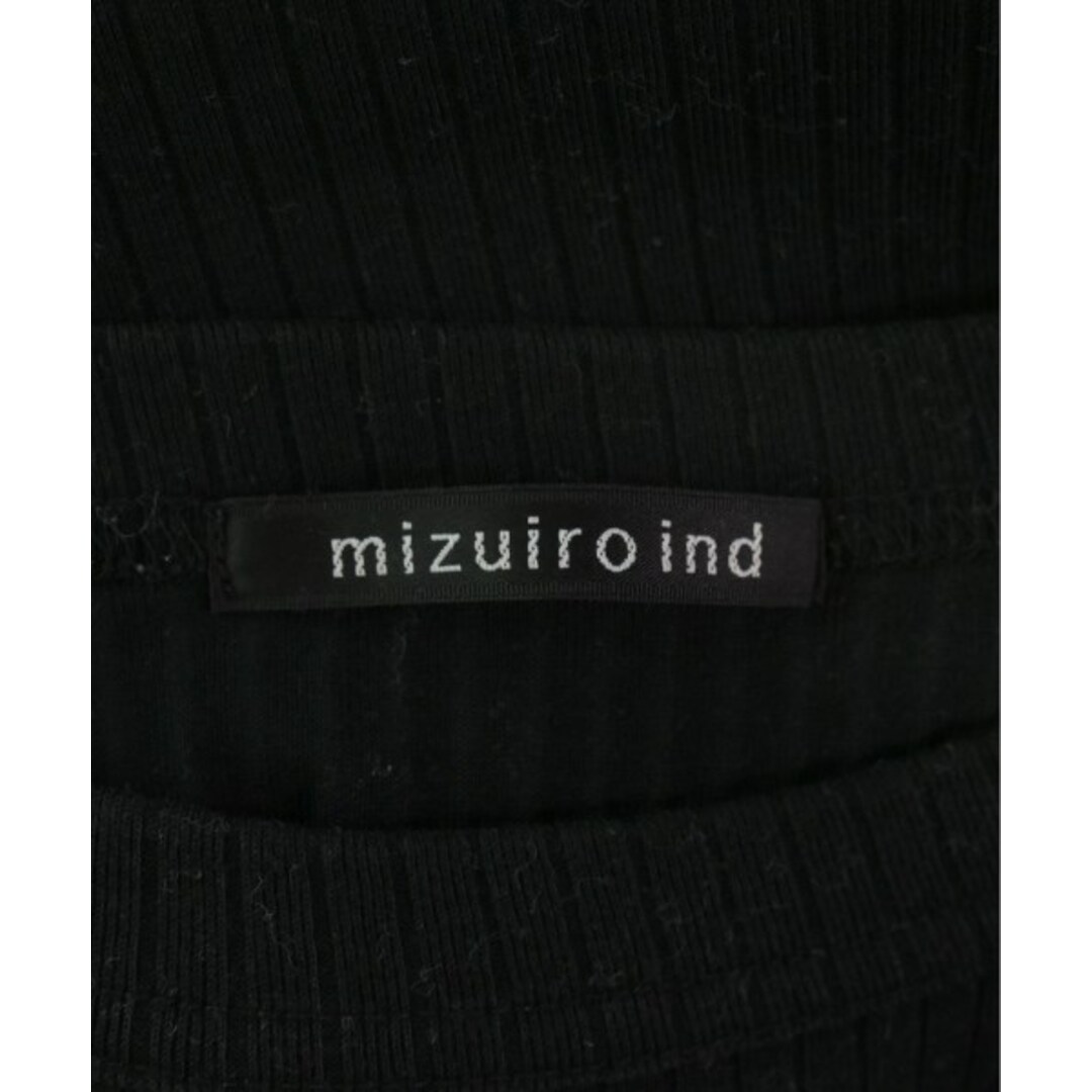 mizuiro ind(ミズイロインド)のmizuiro ind ミズイロインド Tシャツ・カットソー F 黒 【古着】【中古】 レディースのトップス(カットソー(半袖/袖なし))の商品写真
