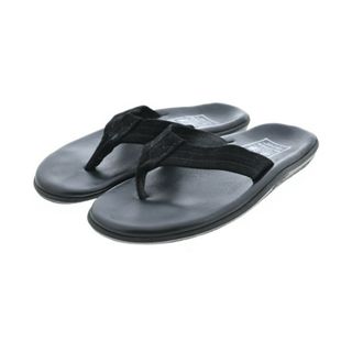 ISLAND SLIPPER サンダル US6(23cm位) 黒 【古着】【中古】