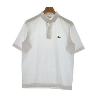 LACOSTE - LACOSTE ラコステ ポロシャツ 2(S位) 白 【古着】【中古】