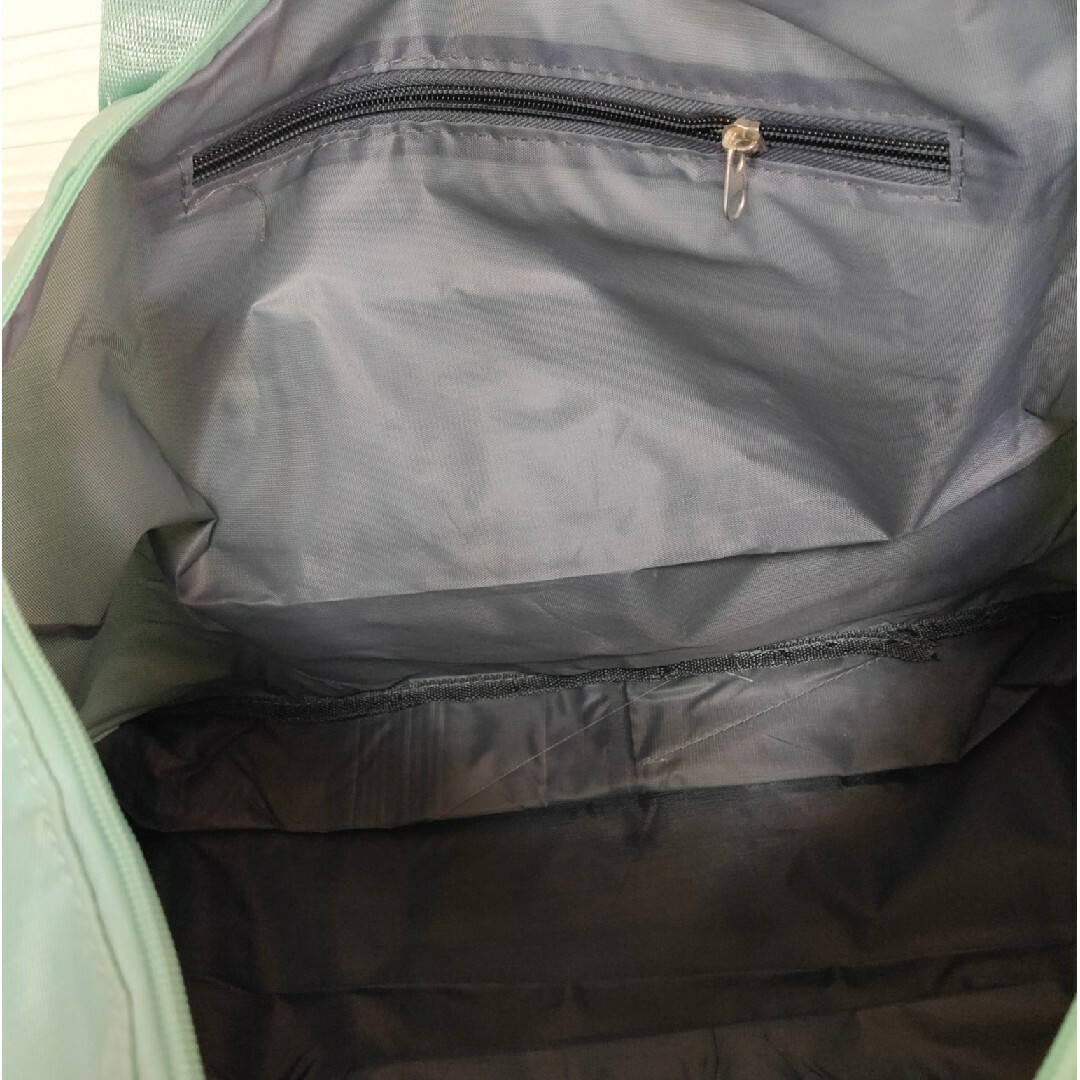 トラベルバッグ ボストンバッグ 拡張 大容量 ミント レディースのバッグ(ボストンバッグ)の商品写真
