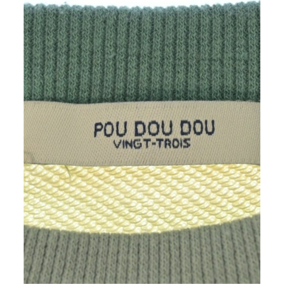 POU DOU DOU(プードゥドゥ)のPOU DOU DOU プードゥドゥ スウェット M 緑系 【古着】【中古】 レディースのトップス(トレーナー/スウェット)の商品写真