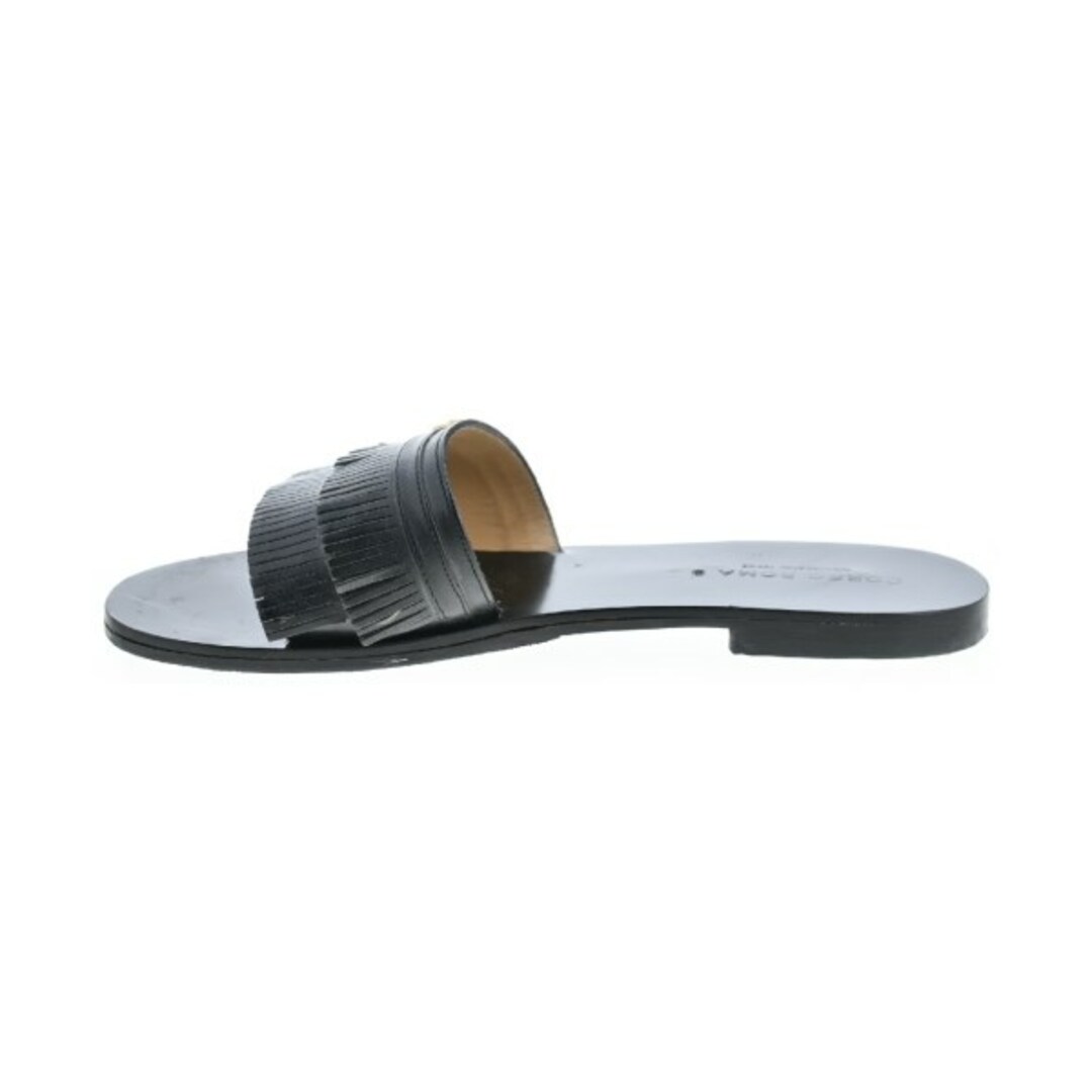 CORSO ROMA 9(コルソローマ)のCORSO ROMA 9 サンダル EU38(24.5cm位) 黒 【古着】【中古】 レディースの靴/シューズ(サンダル)の商品写真