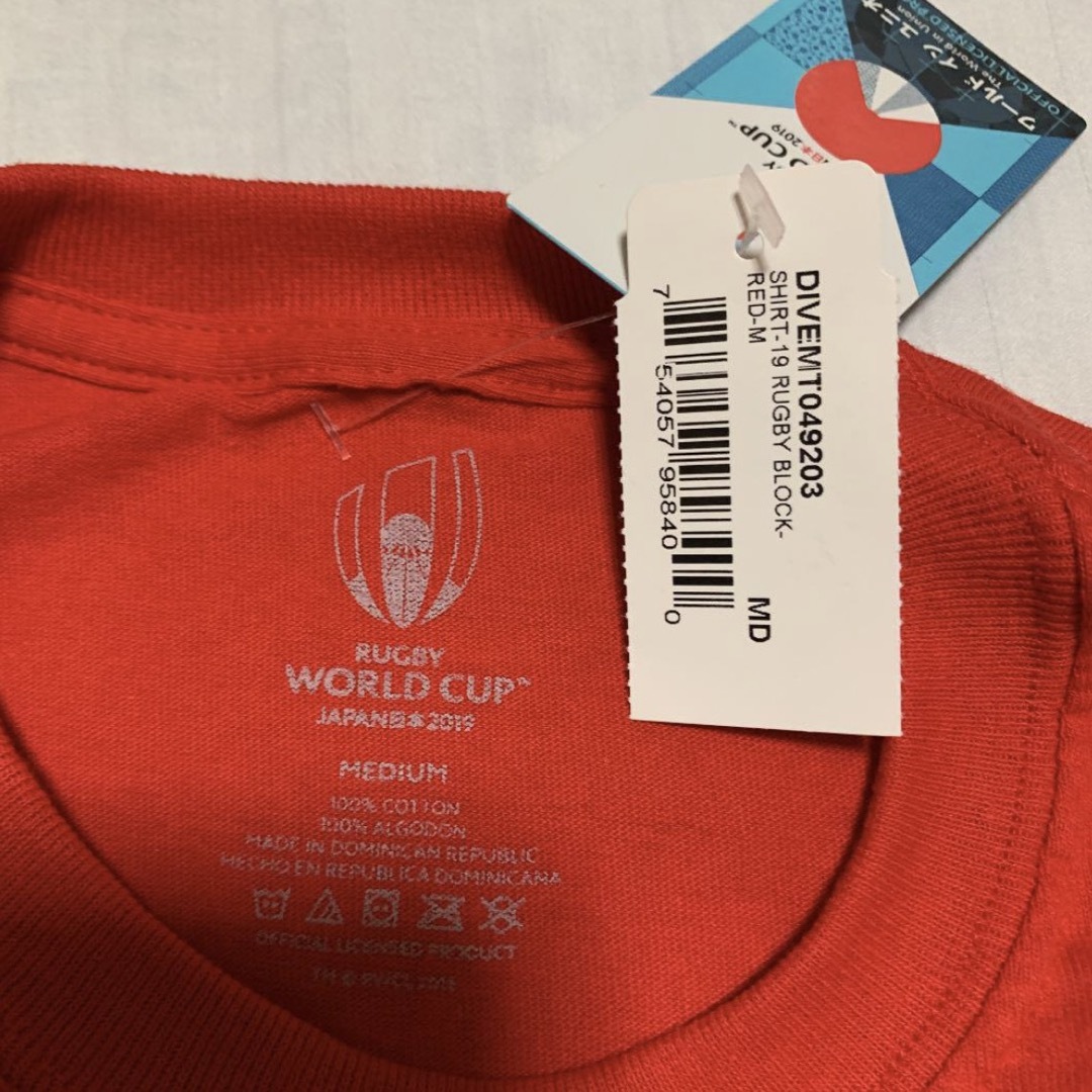 新品 ラグビーワールドカップ2019 グッズ Tシャツ M メンズのトップス(Tシャツ/カットソー(半袖/袖なし))の商品写真