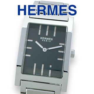 エルメス(Hermes)のエルメス タンデム TA1.710 クオーツ ブラック メンズ ブランド 稼働(腕時計(アナログ))