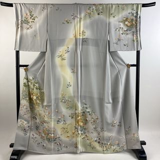 訪問着 身丈165cm 裄丈70cm 正絹 名品 【中古】(着物)