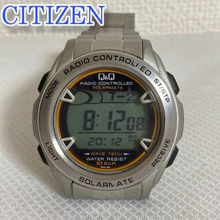 シチズンcitizen Q&Q 腕時計 ソーラー　デジタル　メタル　ウオッチ(腕時計(デジタル))