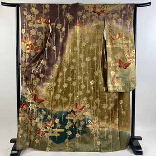 振袖 身丈168.5cm 裄丈64cm 正絹 名品 【中古】(着物)