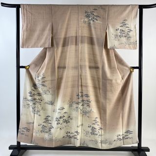 訪問着 身丈155.5cm 裄丈62cm 正絹 名品 【中古】(着物)