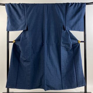 男着物 身丈150cm 裄丈72cm 正絹 美品 秀品 【中古】(着物)