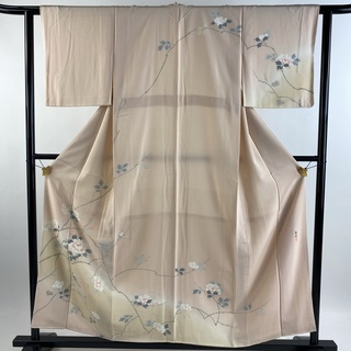 訪問着 身丈155cm 裄丈60cm 正絹 秀品 【中古】(着物)