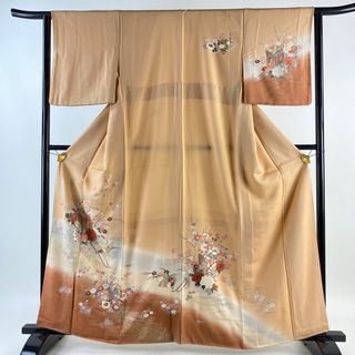 訪問着 身丈162cm 裄丈62cm 正絹 優品 【中古】(着物)