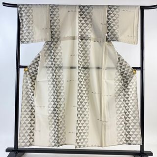 小紋 身丈154cm 裄丈64cm 化繊 美品 優品 【中古】