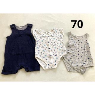 babyGAP - 男の子　メッシュ　肌着　半袖　おまけ　サロペット  baby gap