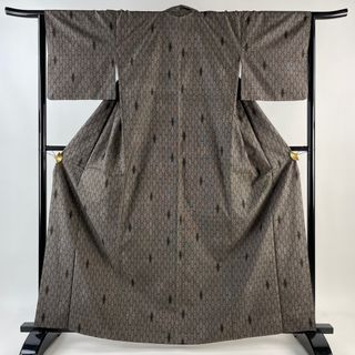 紬 身丈164cm 裄丈66cm 正絹 美品 優品 【中古】(着物)