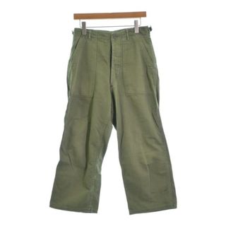 ミリタリー(MILITARY)のMILITARY ミリタリー カーゴパンツ -(M位) カーキ 【古着】【中古】(ワークパンツ/カーゴパンツ)