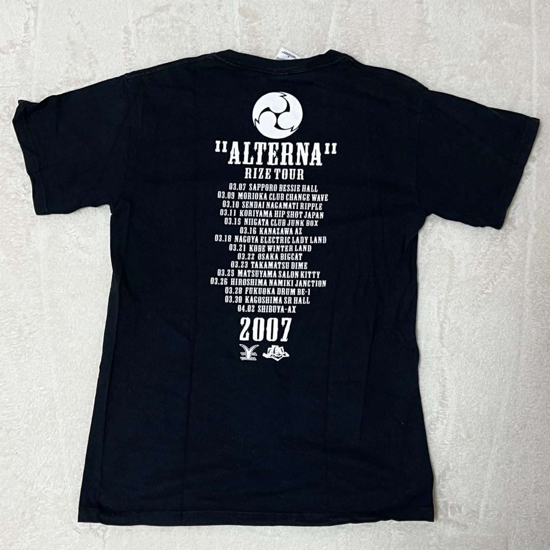 RIZE 2007年ALTERNA ツアーTシャツ　Sサイズ メンズのトップス(Tシャツ/カットソー(半袖/袖なし))の商品写真