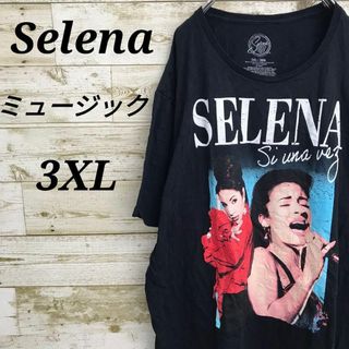 ミュージックティー(MUSIC TEE)の【k4454】USA古着セレーナミュージックフォトバンド半袖Tシャツヴィンテージ(Tシャツ/カットソー(半袖/袖なし))