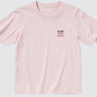 ユニクロ(UNIQLO)のユニクロ　UT ピンク　ディズニー　半袖Tシャツ(Tシャツ(半袖/袖なし))