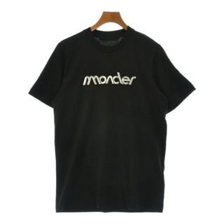 モンクレール(MONCLER)のMONCLER モンクレール Tシャツ・カットソー M 黒 【古着】【中古】(Tシャツ/カットソー(半袖/袖なし))