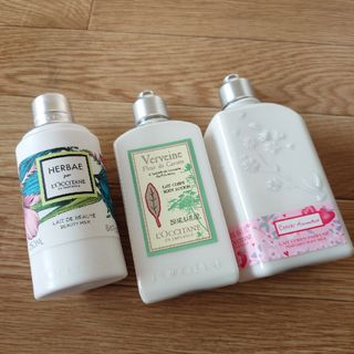 ロクシタン(L'OCCITANE)のロクシタン L'OCCITANEボディーミルク3本(ボディローション/ミルク)