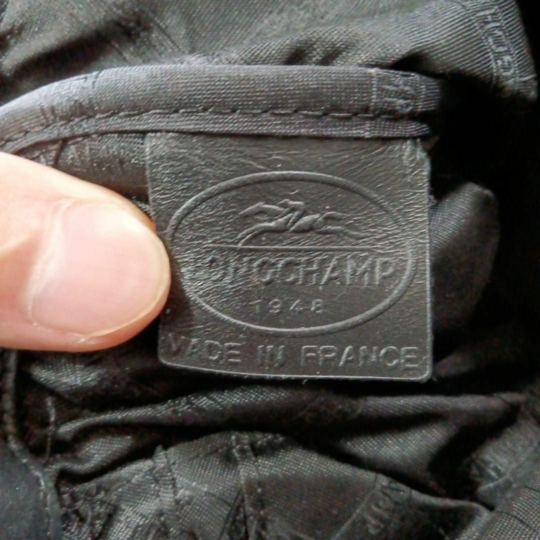 LONGCHAMP(ロンシャン)のあ美品　ロンシャン　ハンドバッグ　オールレザー　ブラック　大容量　シルバー金具 レディースのバッグ(ハンドバッグ)の商品写真